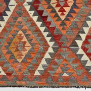 Geometric Style 5x9 Vintage Kilim Rug, 155x268Cm