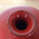 Vase red ceramic ball 25 x 22 cm