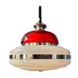 Massive suspension lamp of the space age