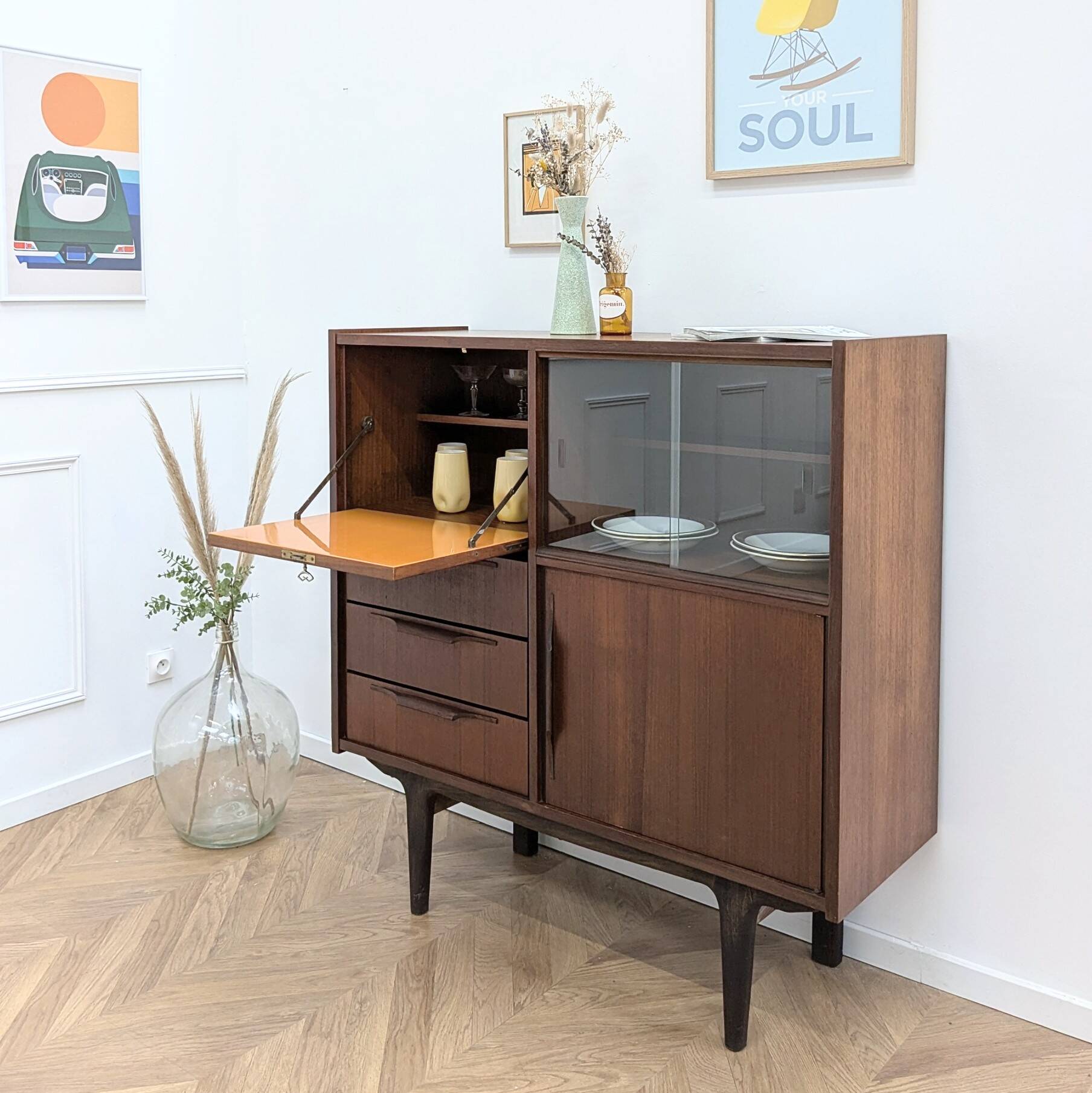 Vintage teak sideboard