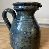 Stoneware pitcher signed Baudat