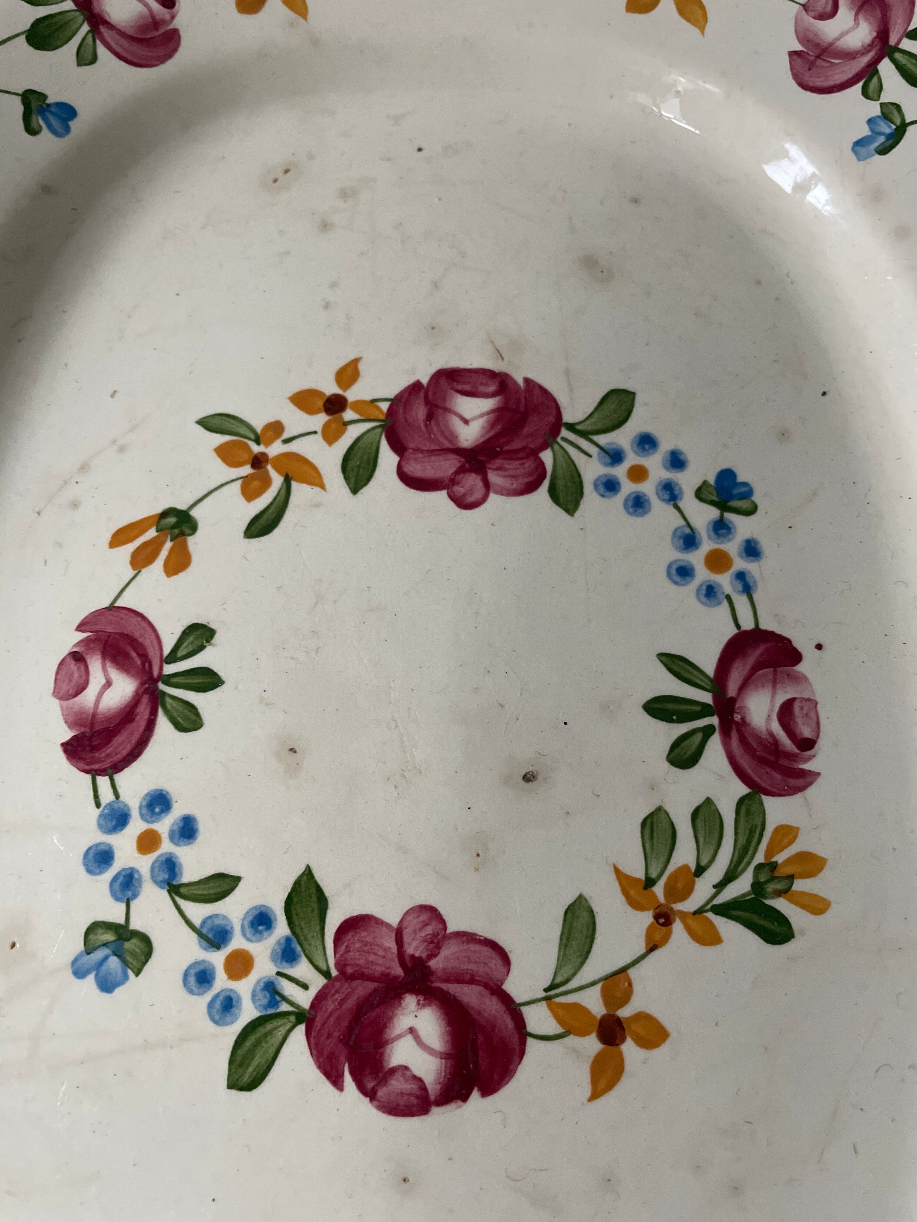 Lot de 2 plats Digoin Sarreguemines, modèle « Piccola »