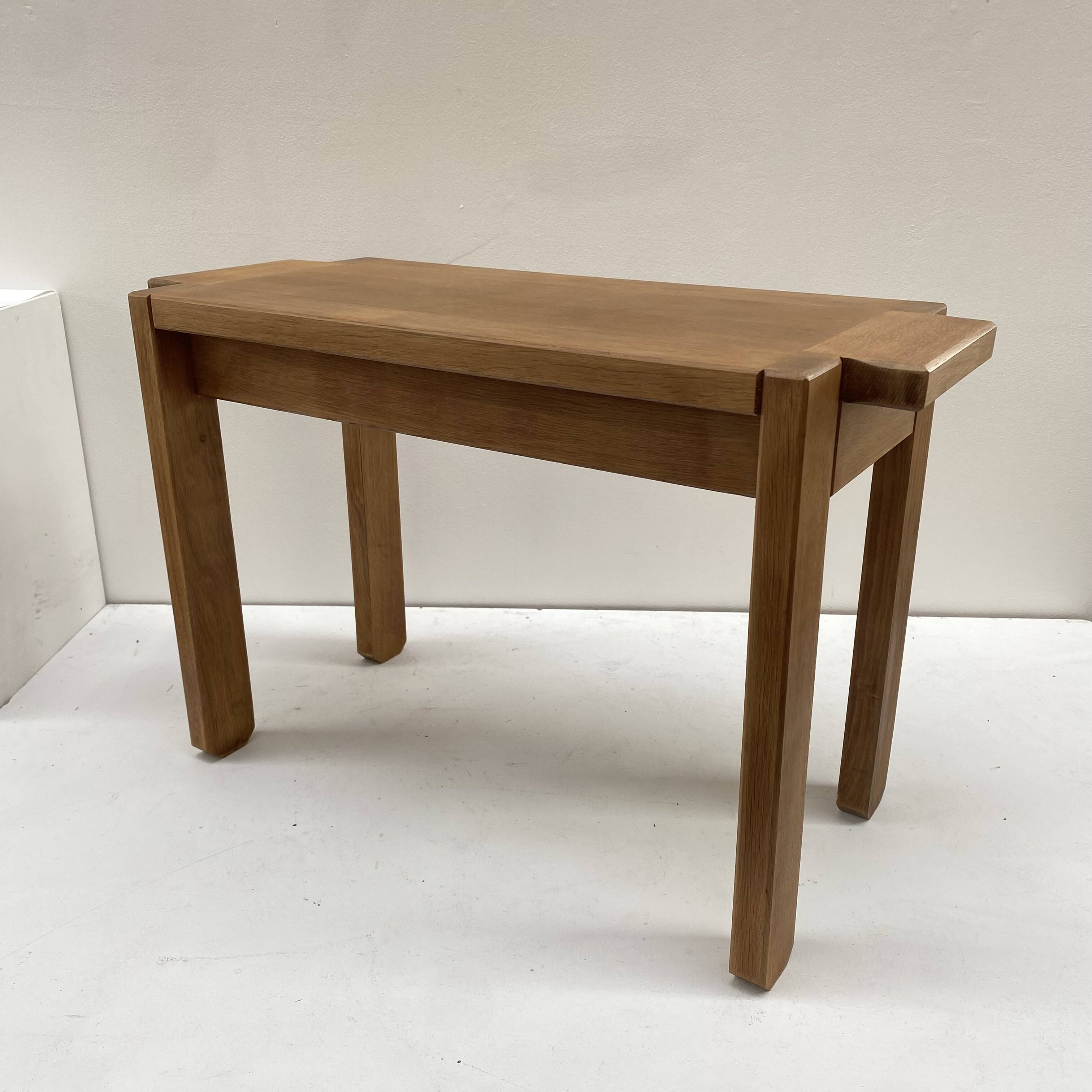 Petit banc en chêne de style art déco