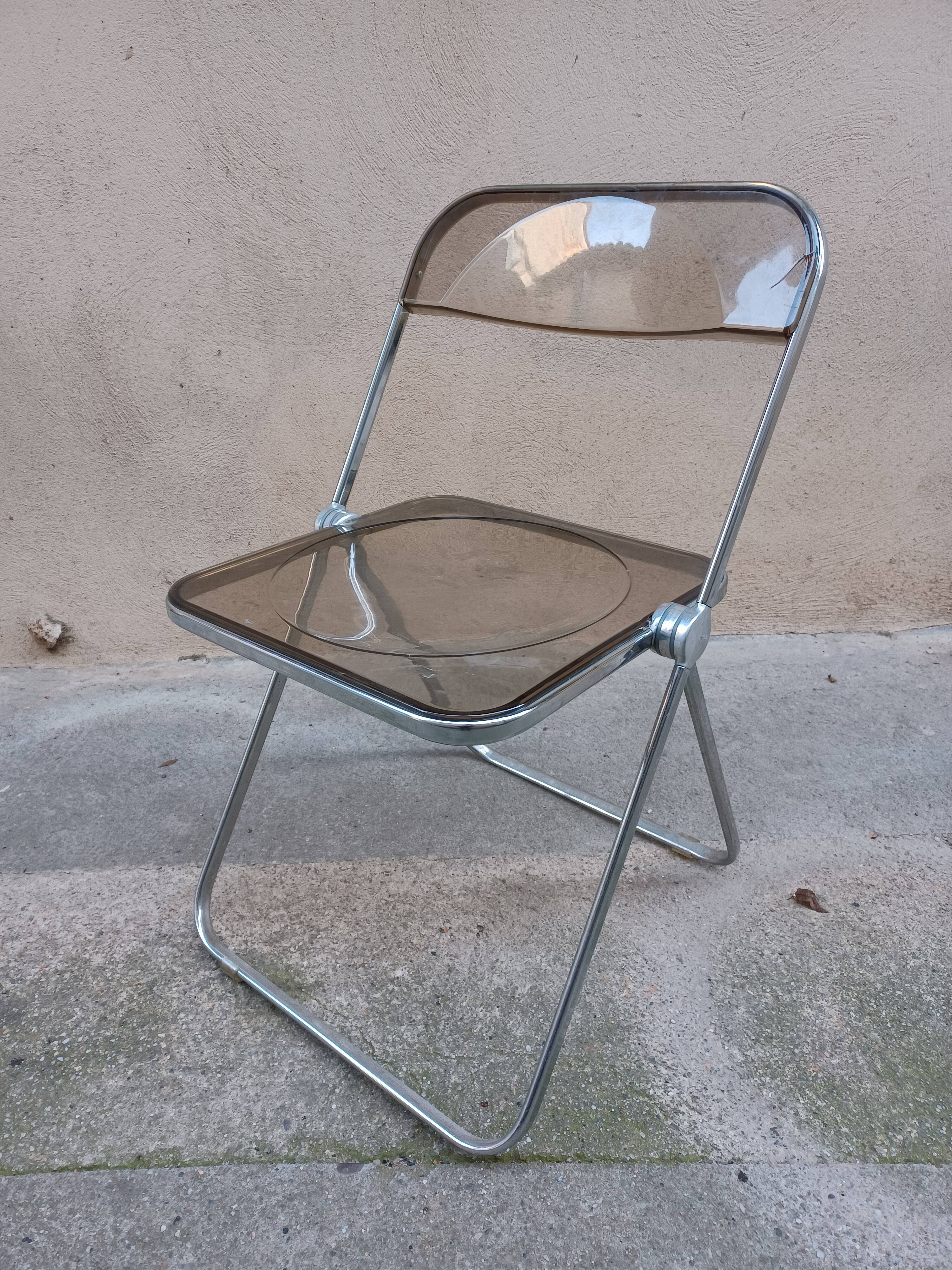 Plia chair by Giancarlo Piretti for Castelli, 1960