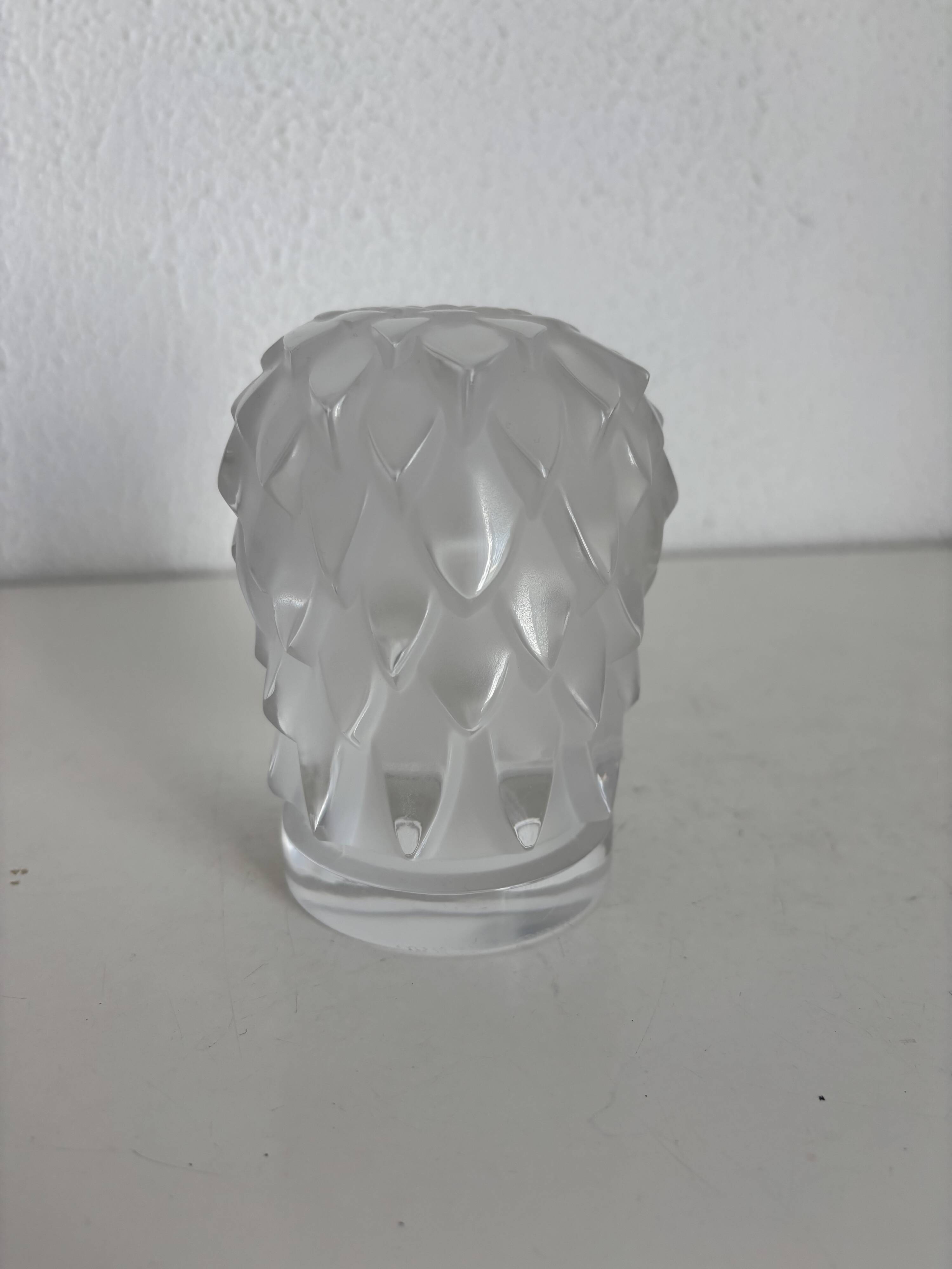 Lalique Eagle Head — Signed crystal from the 1980s