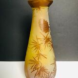 Vase signed Gallé