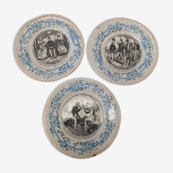 Soldiers' decor dessert plates