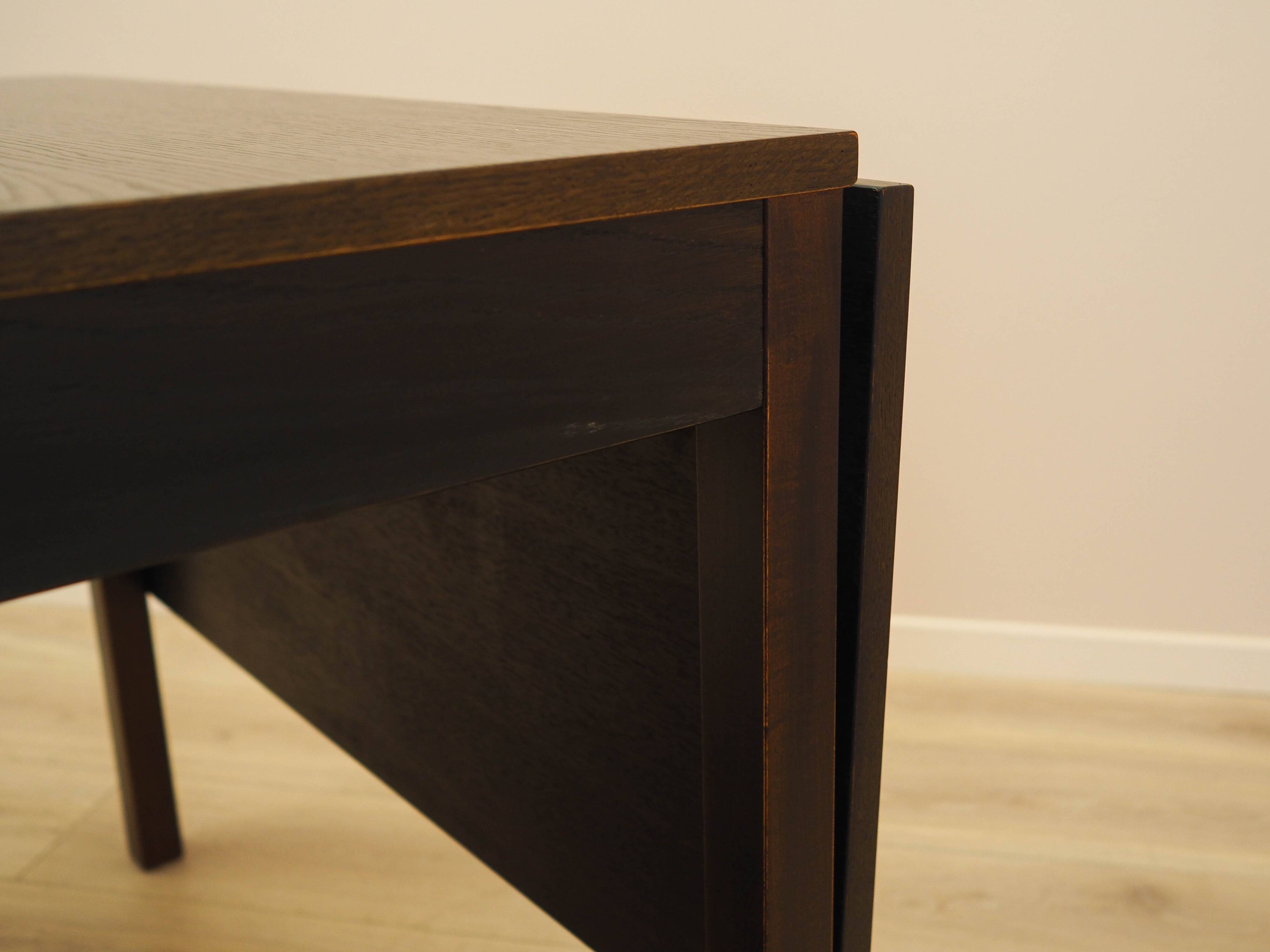 Oak table, Danish design, 1970s, made in Denmark