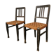 Pair of rope chairs