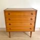 Commode en teck années 60