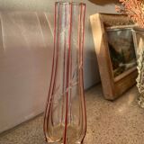 Engraved soliflore vase