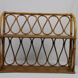 Rattan shelf