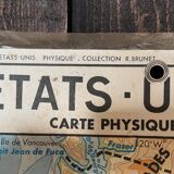 Ancienne planche scolaire Etats-Unis