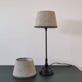 Set of 2 oval lampshades