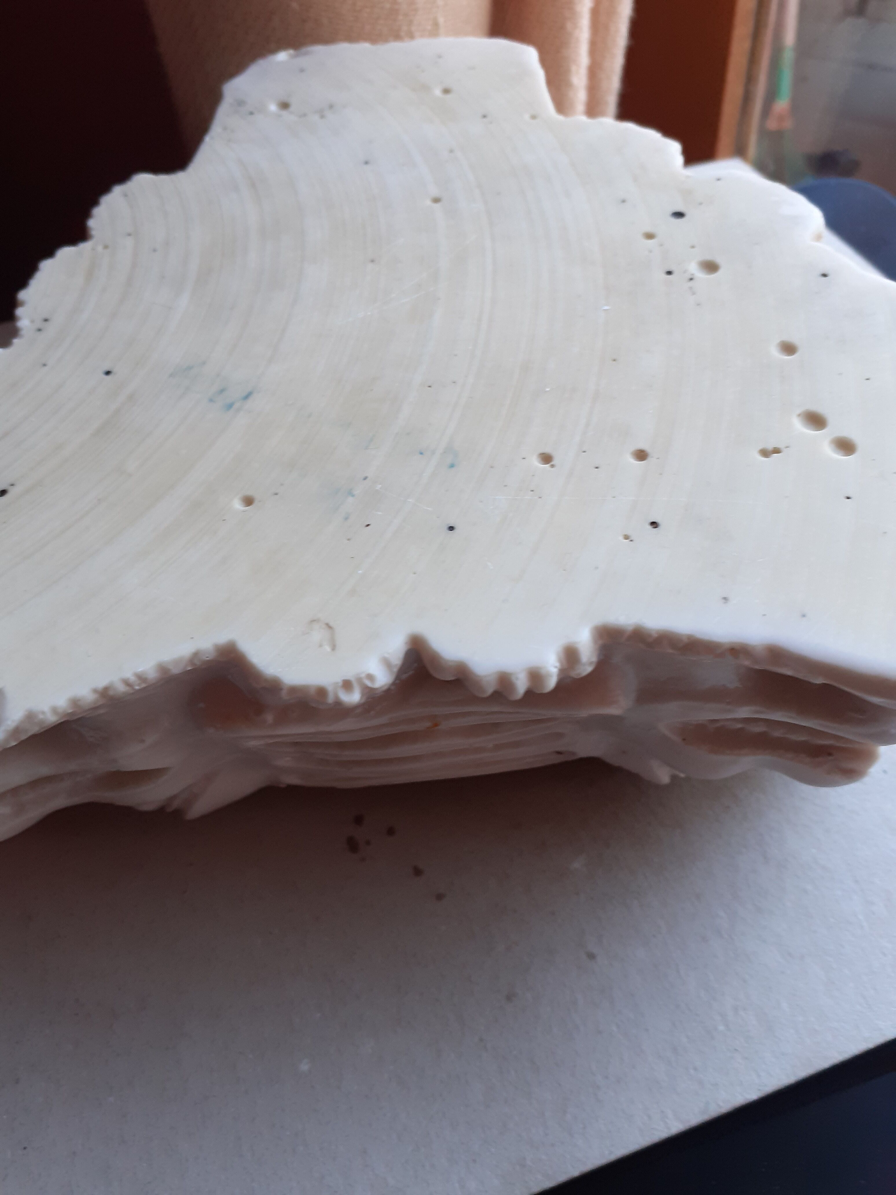 Plaster dragon ashtray