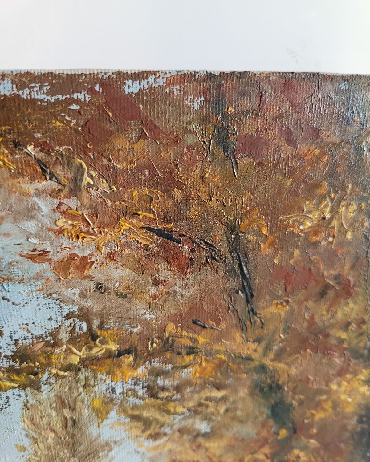 Oil on Panel B. RABEL Autumn Landscape