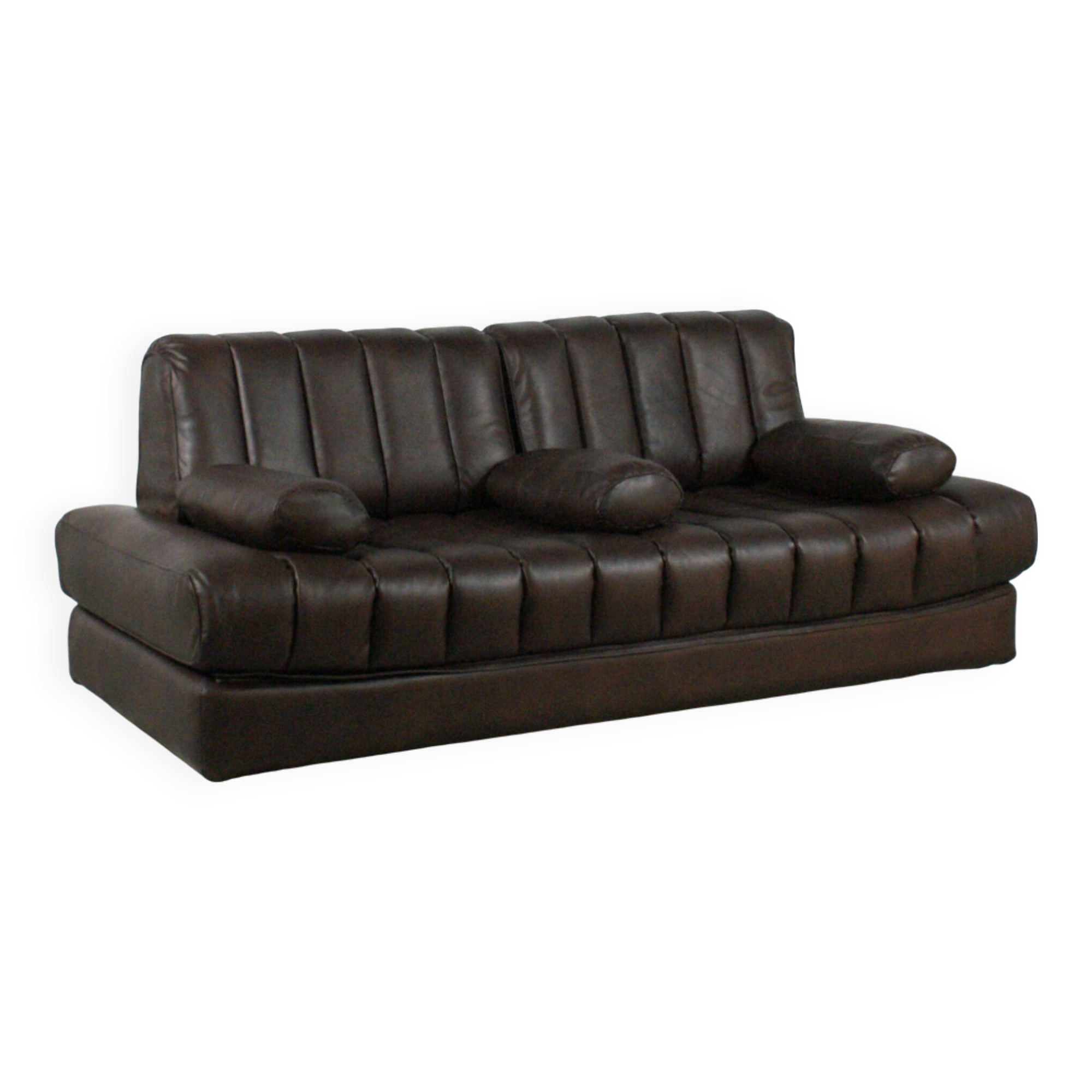 DS-85 Vintage Brown Leather Sofa by De Sede