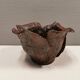 Bowl in ceramic, in beautiful colours, Danish and from Sloth art pottery 1978 (signed)