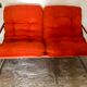 Vintage sofa 1970's pop tubing chrome