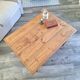 Farmhouse coffee table in solid wood, country style.