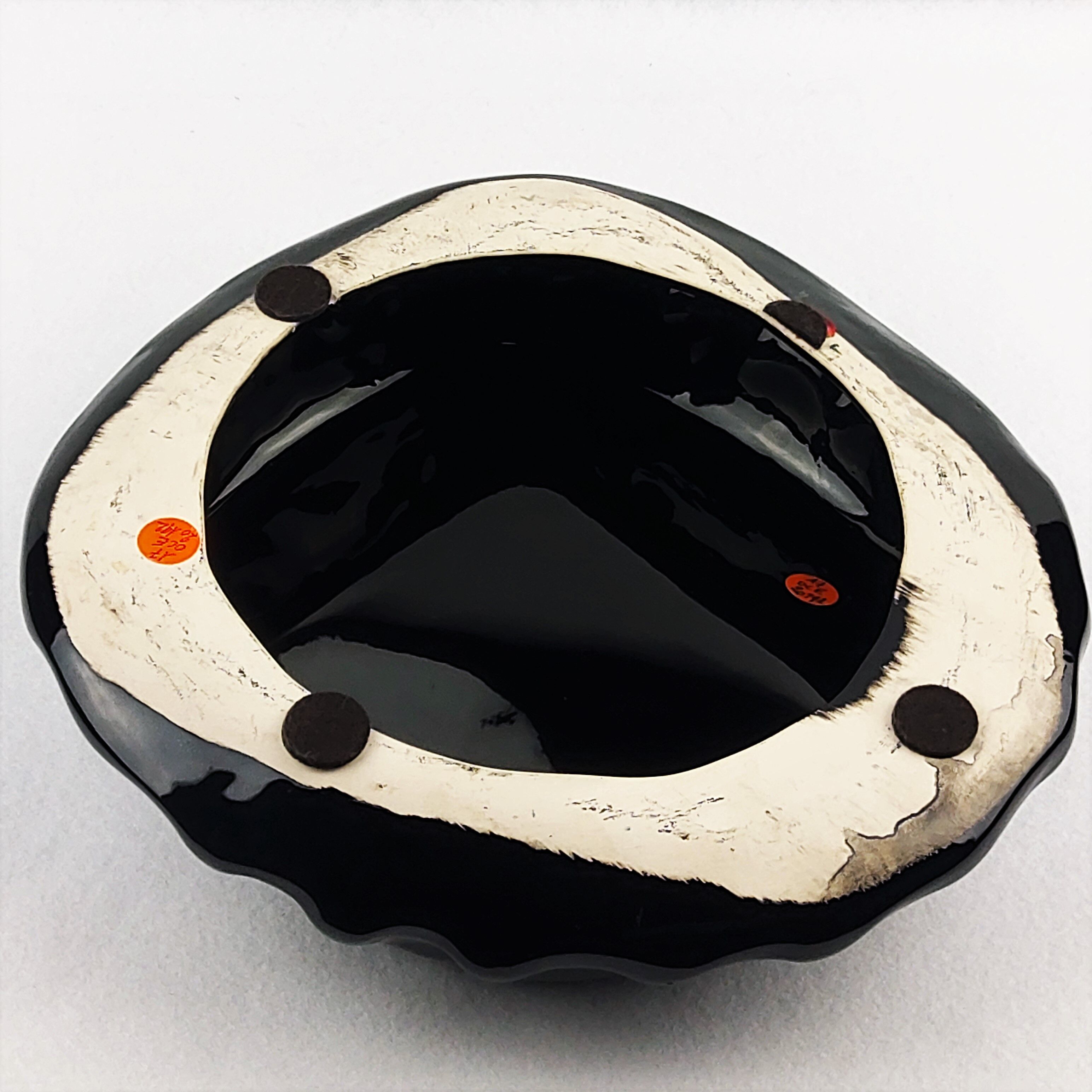 Empty pocket "Capsule" J.C Peiré black ceramic 1980