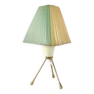 Rockabilly scoubidou tripod lamp, circa 1950
