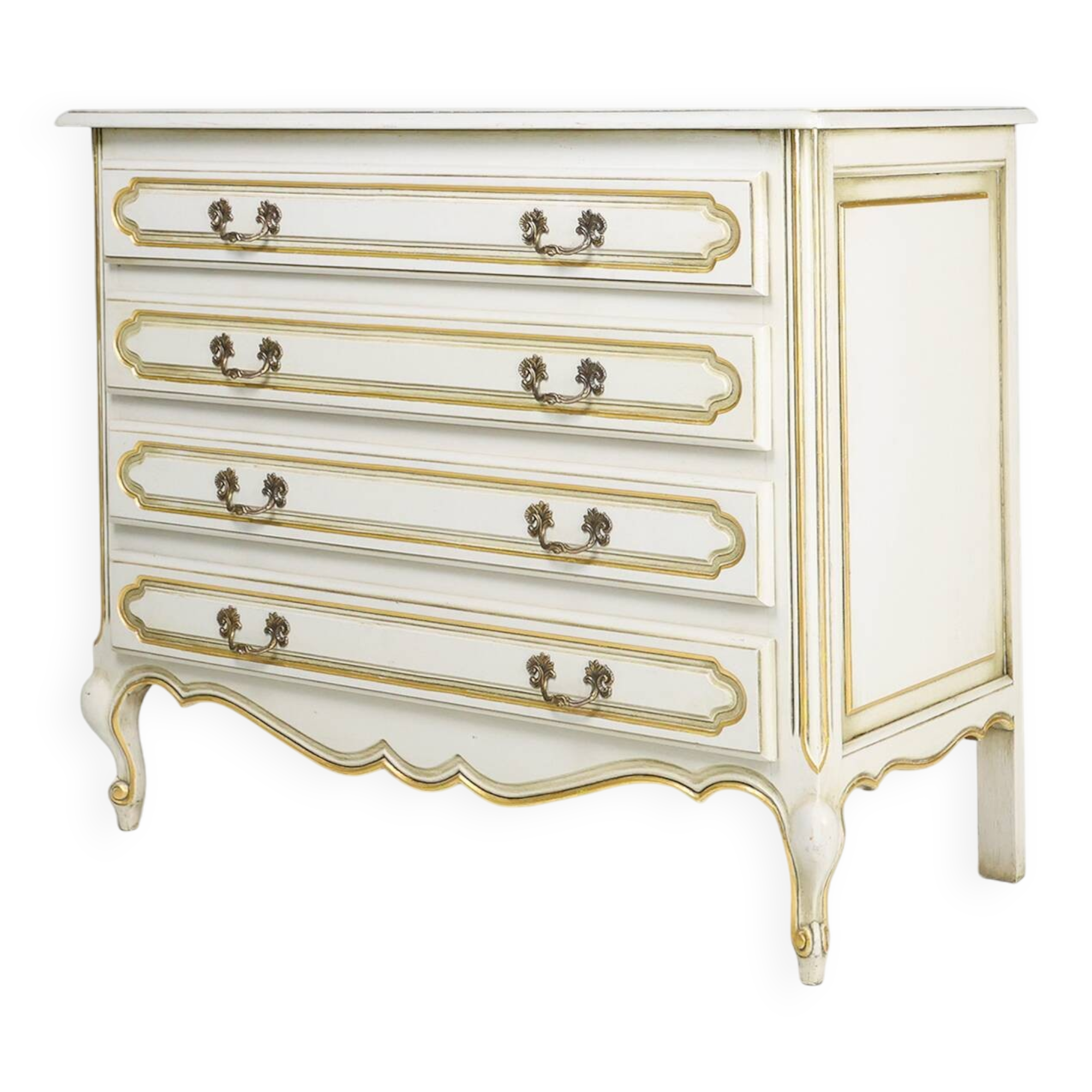 French 20th Century Louis XV chest of drawers