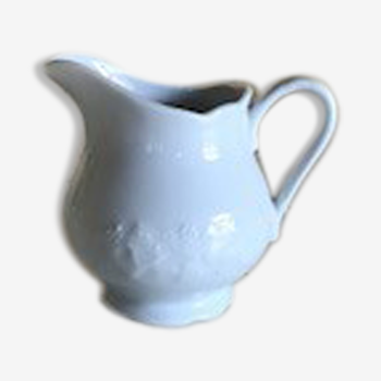 White porcelain milk pot