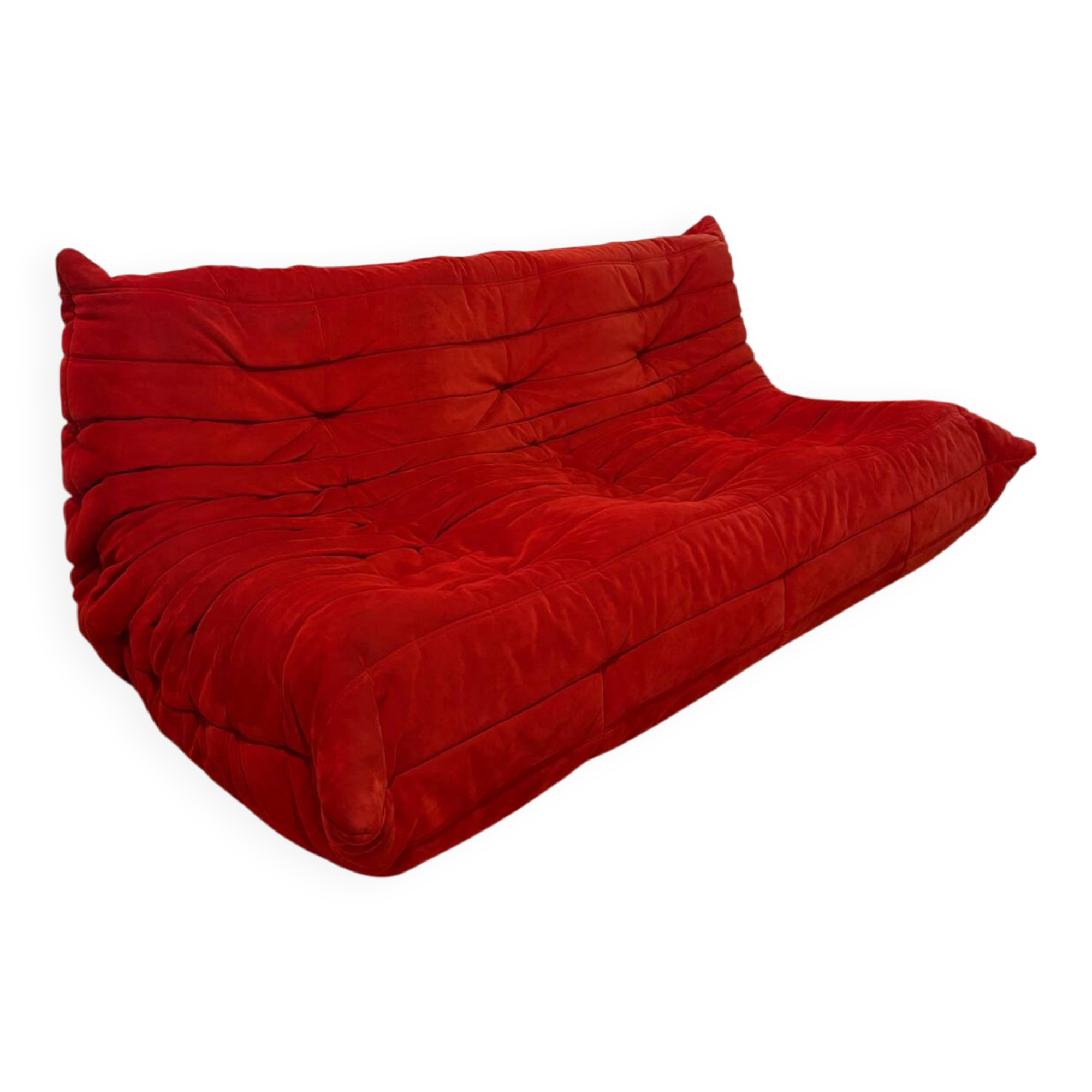 Ligne Roset Togo 3-seater alcantara Red Goya August 2010
