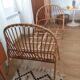 Lit corbeille taille enfant en rotin vintage