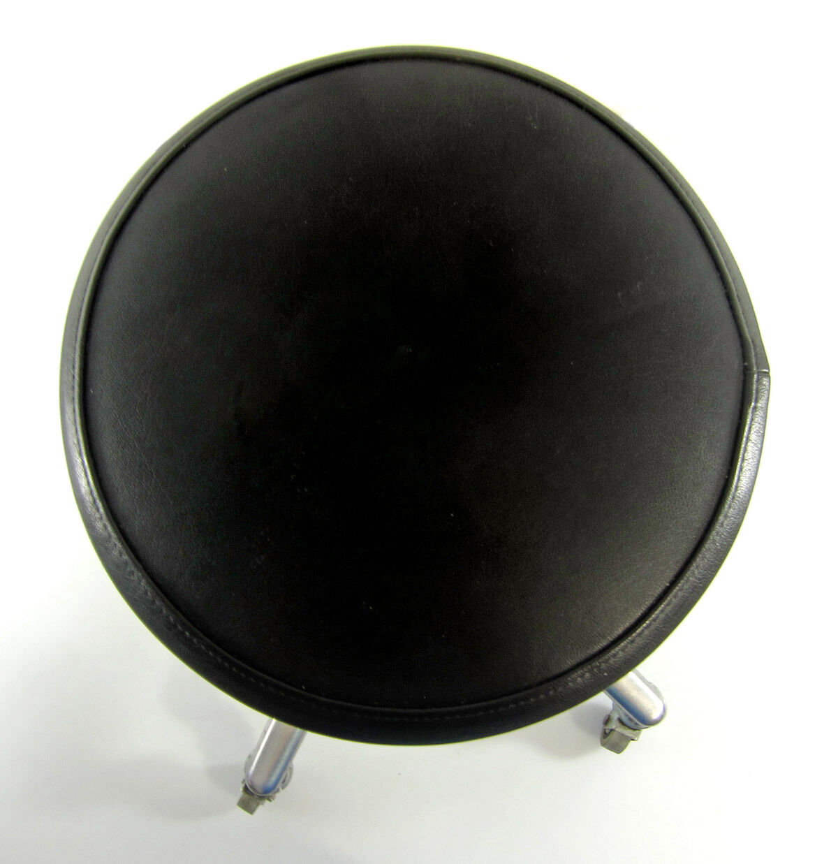 Sixties vintage aluminium adjustable dentist stool