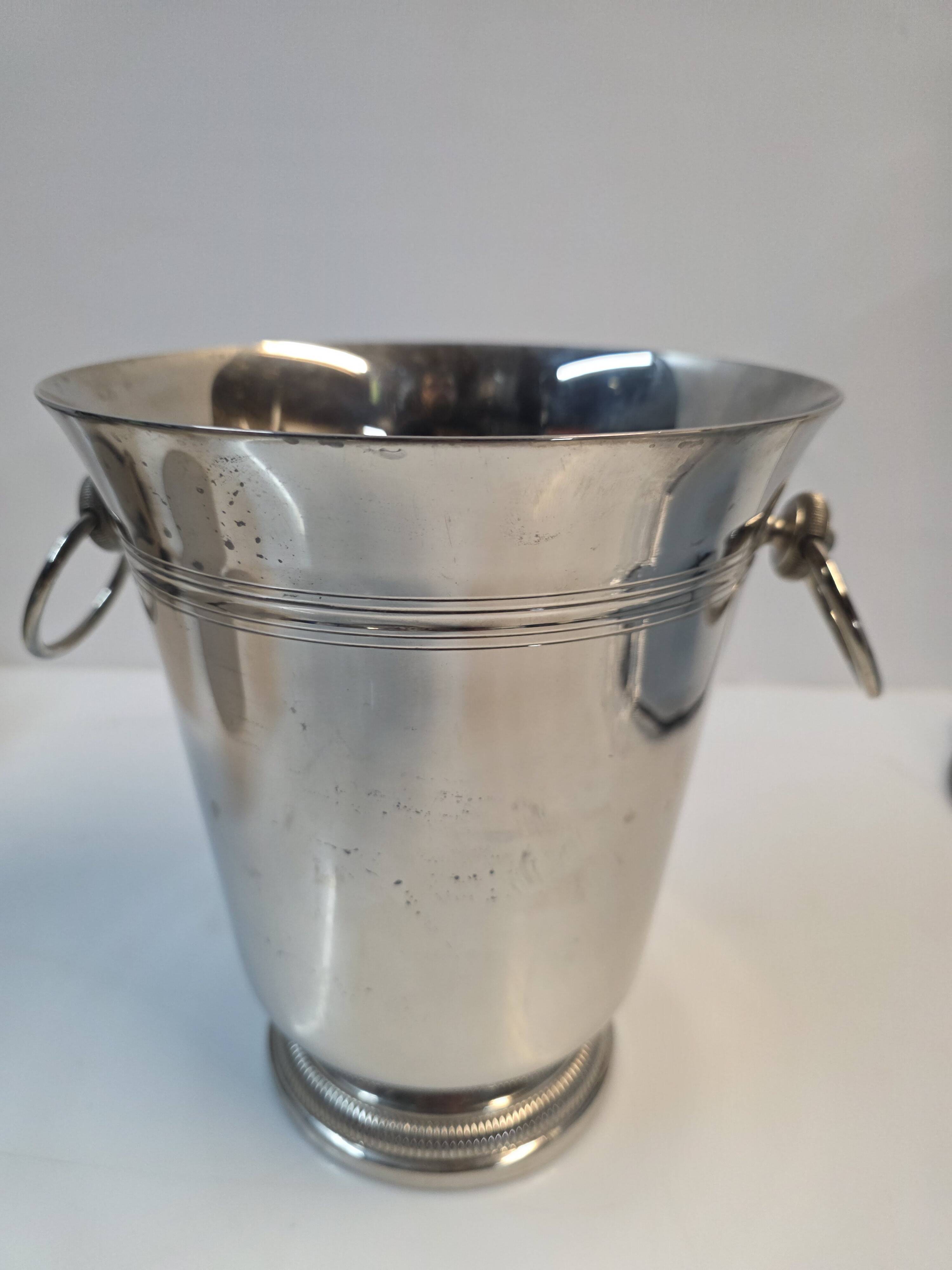 Silver-plated champagne bucket mid-20th century