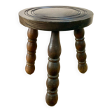 Tripod wooden stool