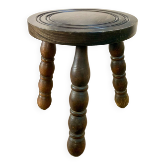 Tripod wooden stool