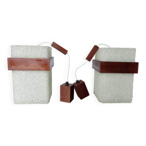 Paire de suspensions - scandinaves teck