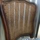 Flying chair in Louis XV style, cane backrest, perfect seat.