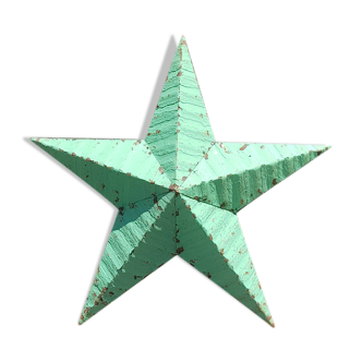 Etoile amish 60 cm verte