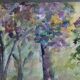 Tableau , aquarelle en forêt