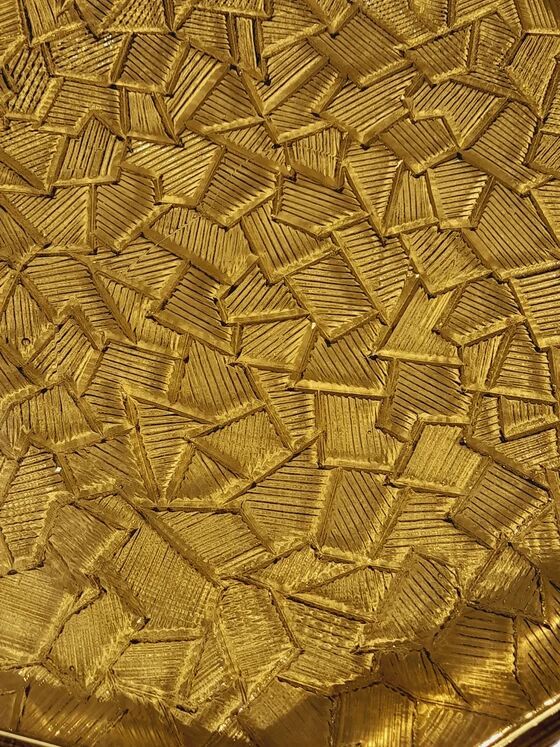 Smoked glass Art Deco tray