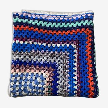 Wool crochet blanket
