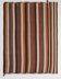 7x8 Multicolor Striped Wool Turkish Kilim Rug, 195x259 Cm