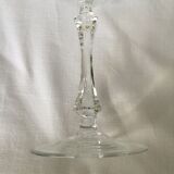 Set of 6 crystal wine glasses