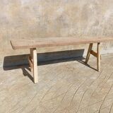 Small wooden bench