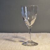 6 Wine Glasses - Small cut decoration - Period 1900