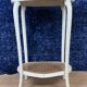 Louis XV Style Side Table or Pedestal Table in Lacquered Wood