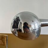 Adjustable desk lamp, chromed metal, France 1940