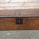 19th-century leather trunk