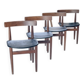 Danish table and chair by Hans Holsen distributed by Rem Rojle