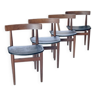 table et chaise danoise deHans Holsen distribué parrem rojle