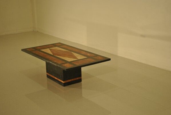 Table low neoclassical Italian of the 1970s